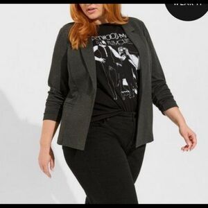 Torrid Charcoal Blazer Size 3
